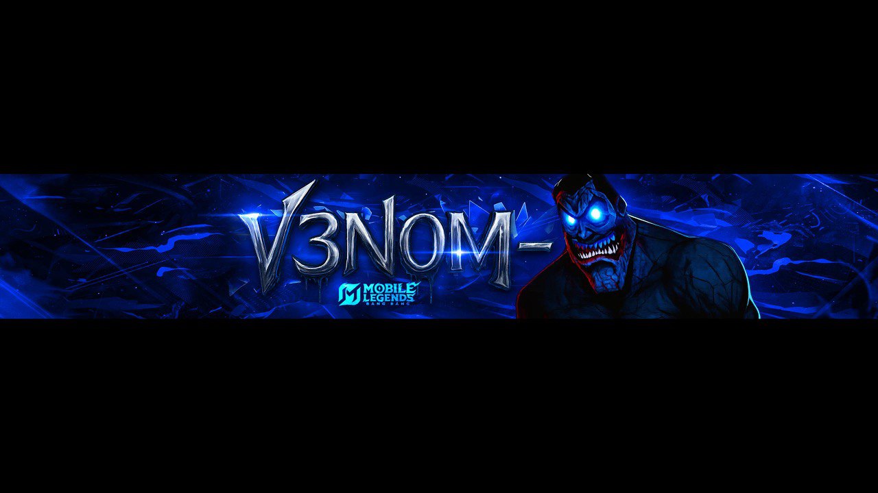 Баннер канала V3NOM MLBB
